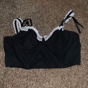 Widow Dolls Kill Unfair Maiden Lace Bustier Top